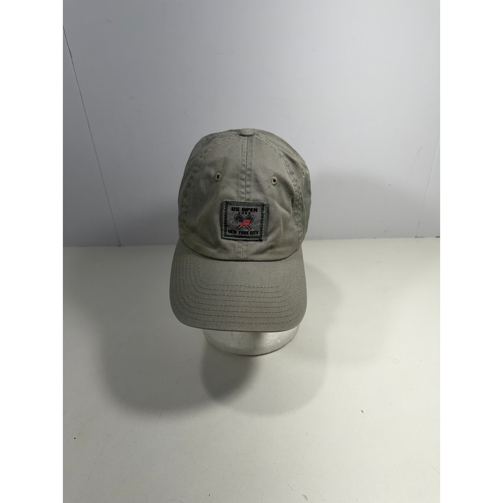 American Needle US Open 2002 NYC Tennis Baseball Cap Hat Grey Adjustable - Picture 1 of 8